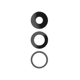 Set geam lentile Cameră iPhone 14 Pro / 14 Pro Max (3 buc) Reconditionat