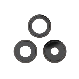 Geam Cameră Complet Negru iPhone 14 Pro / 14 Pro Max (set 3) Reconditionat