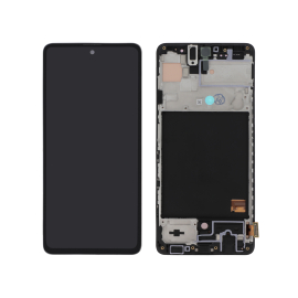 Display OLED complet cu ramă Samsung Galaxy A51 (A515F) Compatibil