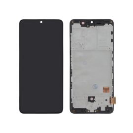 Display OLED complet cu ramă Samsung Galaxy A41 (A415F), Compatibil