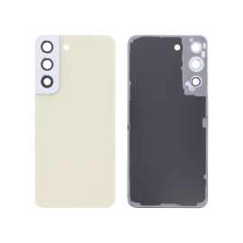 Capac spate Cream Samsung Galaxy S22 (S901B), fara logo, compatibil
