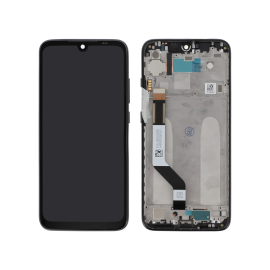 Display complet cu ramă Xiaomi Redmi Note 7 Negru Compatibil