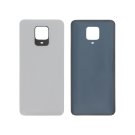 Capac spate White Xiaomi Redmi Note 9 Pro, fara logo, compatibil